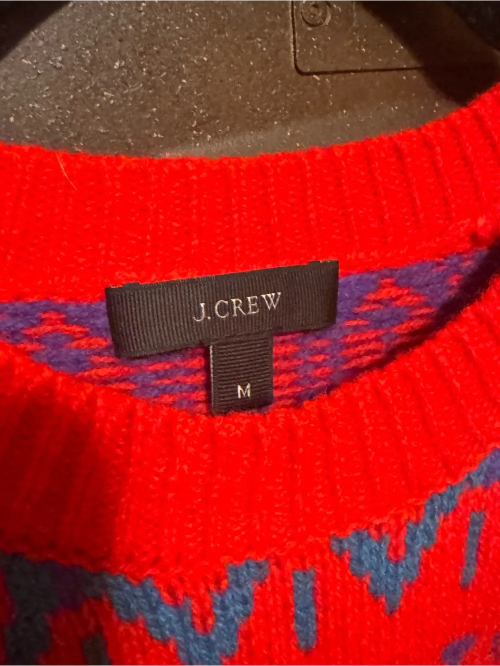 J. Crew Geometric Wool Sweater